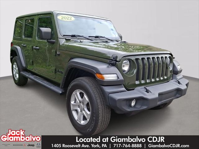 2022 Jeep Wrangler Unlimited Sport S 4x4 2022 Jeep Wrangler Unlimited Sport S 4x4