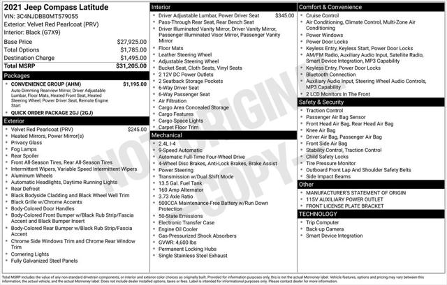 2021 Jeep Compass Latitude 4x4
