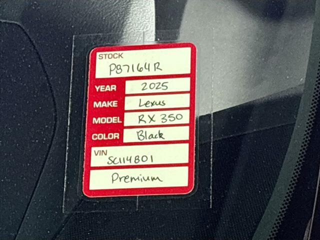 2025 Lexus RX 350 Premium