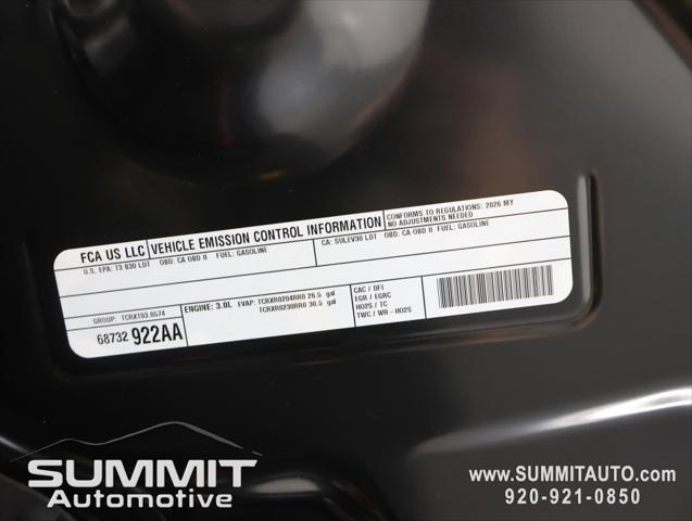 2026 Jeep Grand Wagoneer L Summit Obsidian 4x4