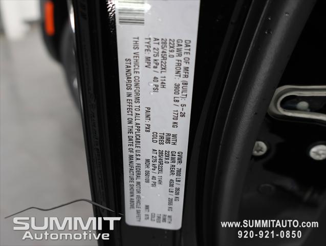 2026 Jeep Grand Wagoneer L Summit Obsidian 4x4