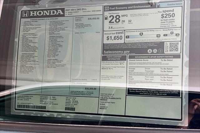 2027 Honda HR-V EX-L