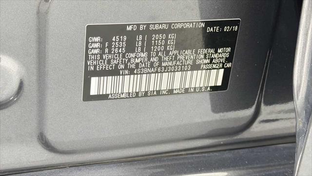 2018 Subaru Legacy 2.5i Premium