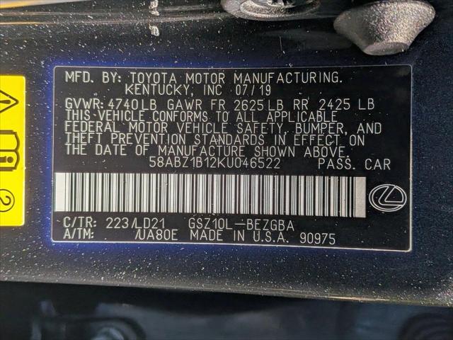 2019 Lexus ES 350 ES 350