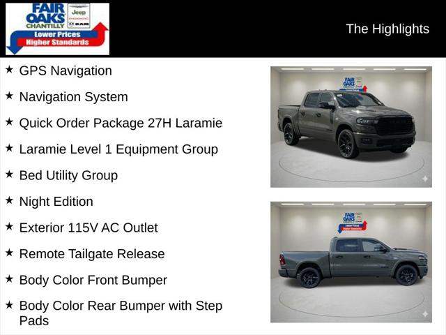 2026 RAM 1500 Laramie Crew Cab 4x4 57 Box 2026 RAM 1500 Laramie Crew Cab 4x4 57 Box