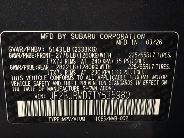 2026 Subaru Outback Wilderness