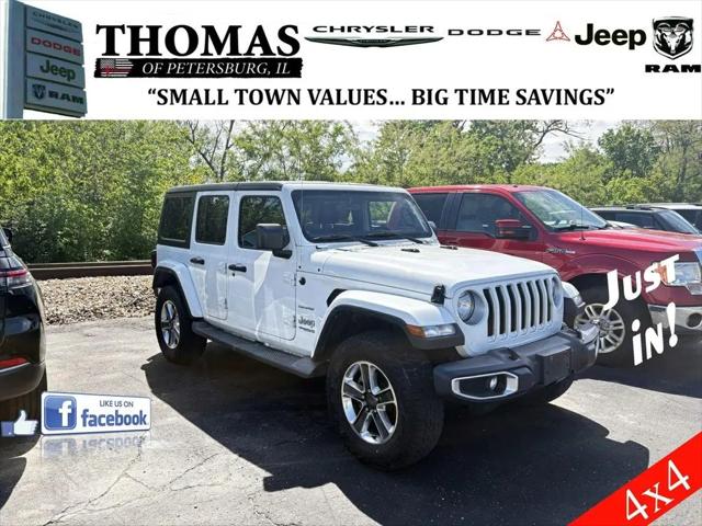 2019 Jeep Wrangler Unlimited Sahara 4x4 for sale in Petersburg, IL