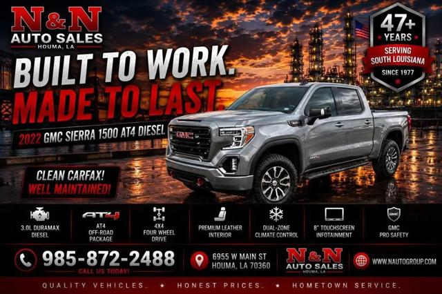 2022 GMC Sierra 1500 Limited 4WD Crew Cab Short Box AT4 for sale in Houma, LA