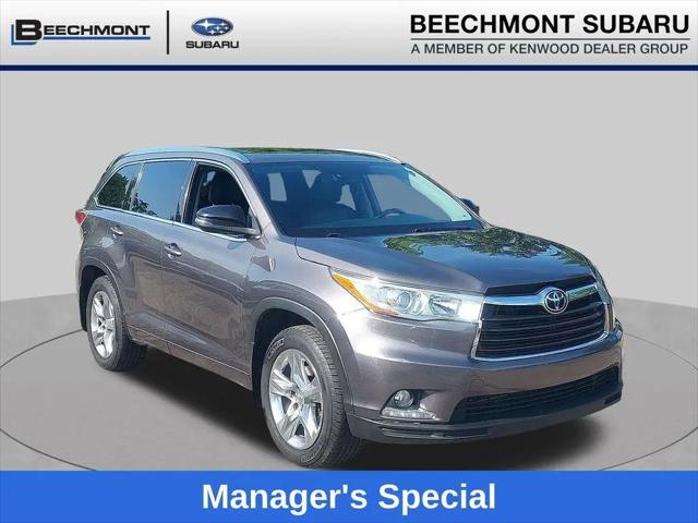 2015 Toyota Highlander Limited Platinum V6 for sale near Cincinnati, OH