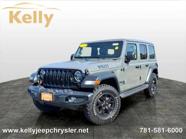 2022 Jeep Wrangler Unlimited Willys 4x4 for sale in Lynnfield, MA