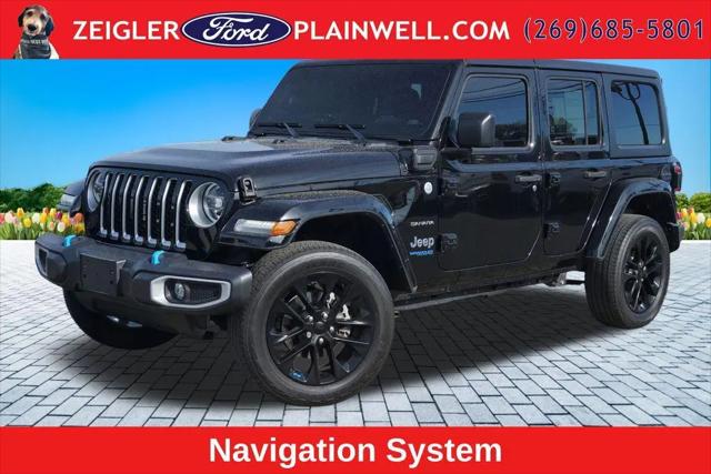 2022 Jeep Wrangler 4xe Unlimited Sahara 4x4 for sale in Plainwell, MI