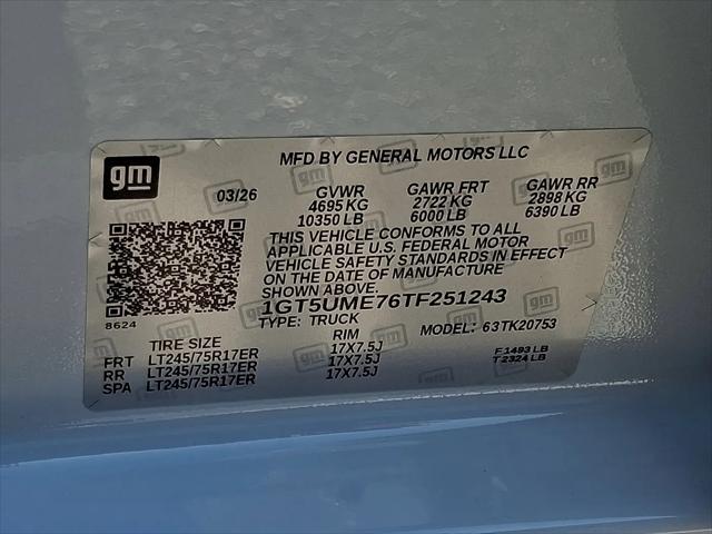2026 GMC Sierra 2500HD Double Cab, Standard Bed, SLE, RWD