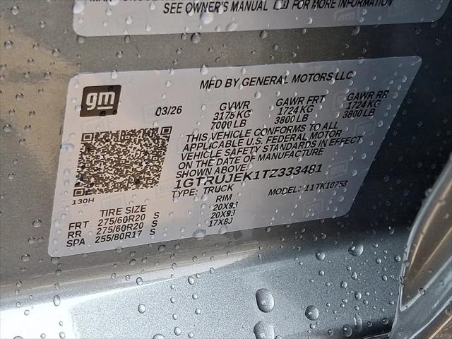 2026 GMC Sierra 1500 Double Cab, Standard Bed, Elevation, 4WD