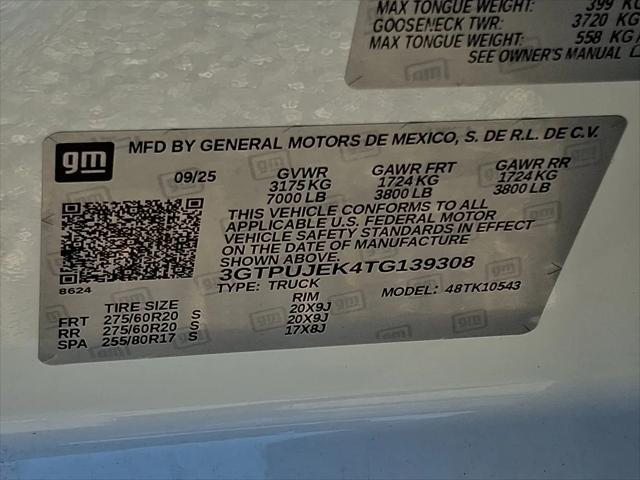 2026 GMC Sierra 1500 Crew Cab, Short Bed, Elevation, 4WD