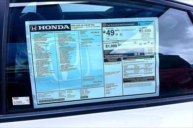 2026 Honda Civic Sport Touring
