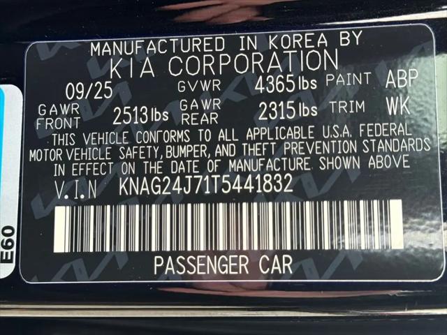 2026 Kia K5 LXS FWD