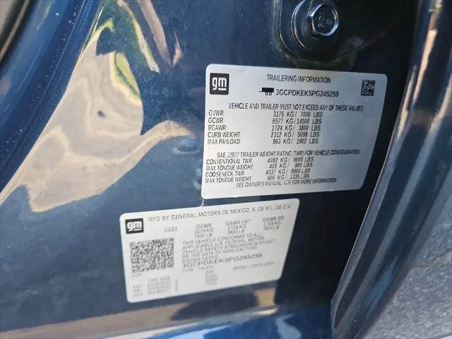 2023 Chevrolet Silverado 1500 4WD Crew Cab Short Bed LT with 2FL