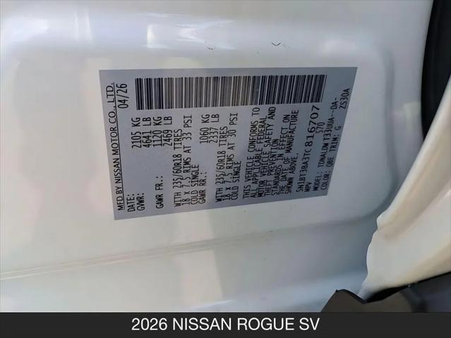 2026 Nissan Rogue SV