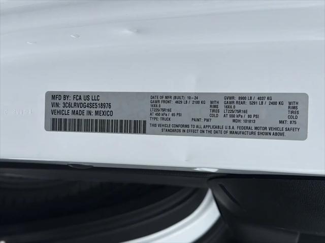 2025 Ram ProMaster 2500 Cargo Van Tradesman High Roof 159" WB w/Pass Seat