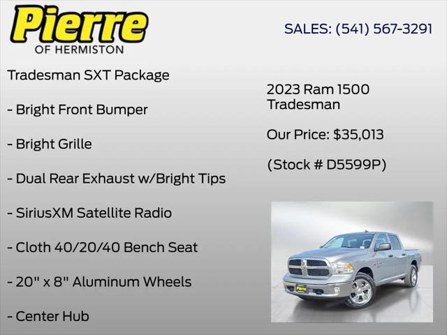 2023 Ram 1500 Classic Tradesman Crew Cab 4x4 5'7" Box