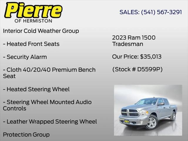 2023 Ram 1500 Classic Tradesman Crew Cab 4x4 5'7" Box