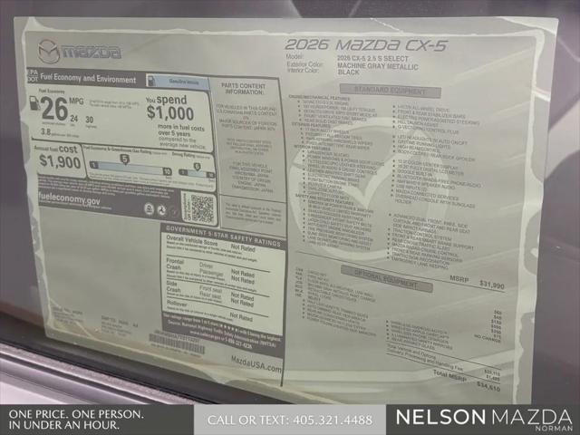 2026 Mazda CX-5 2.5 S Select