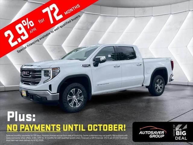 2026 GMC Sierra 1500 Crew Cab, Short Bed, SLT, 4WD for sale in Berlin, VT