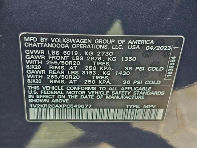 2023 Volkswagen Atlas 3.6L V6 SE w/Technology