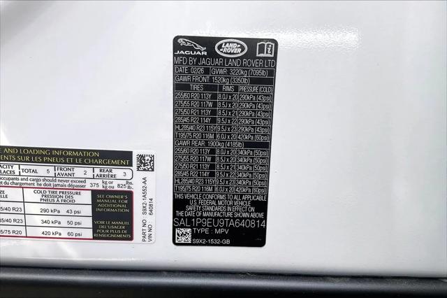 2026 Land Rover Range Rover Sport P360 SE