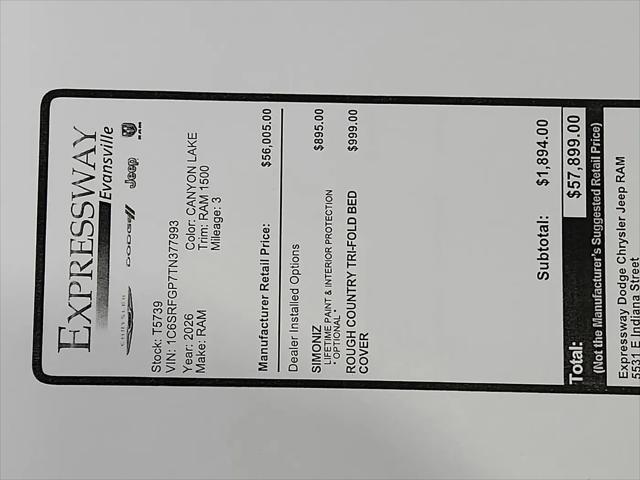 2026 Ram 1500 Express Crew Cab 4x4 57 Box