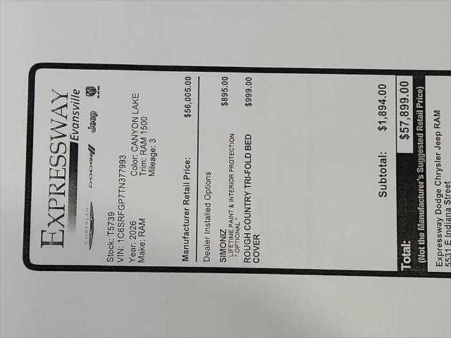 2026 Ram 1500 Express Crew Cab 4x4 57 Box