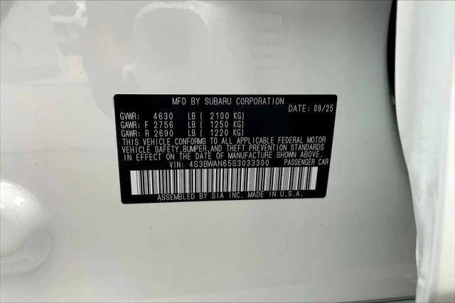 2025 Subaru Legacy Limited