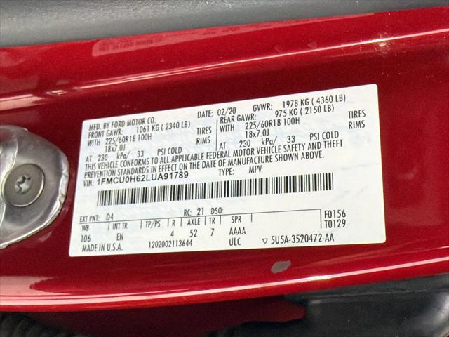 2020 Ford Escape SEL