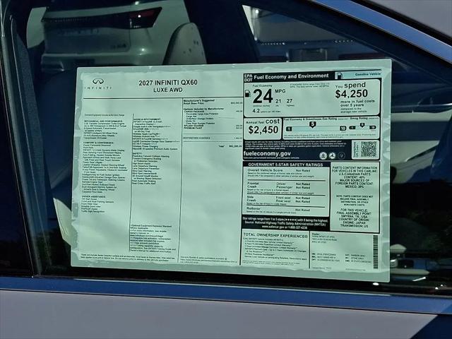 2027 INFINITI QX60 LUXE