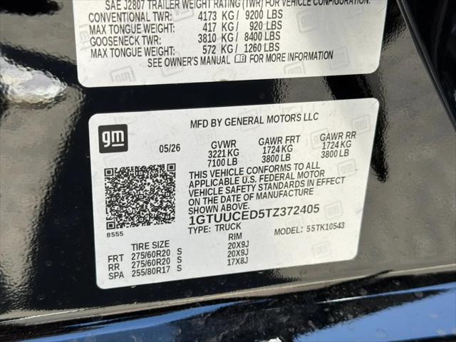 2026 GMC Sierra 1500 Crew Cab, Short Bed, Elevation, 4WD
