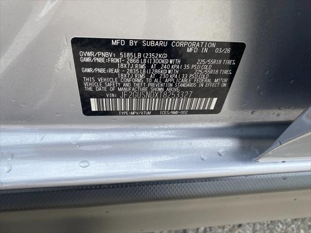 2026 Subaru Crosstrek Limited
