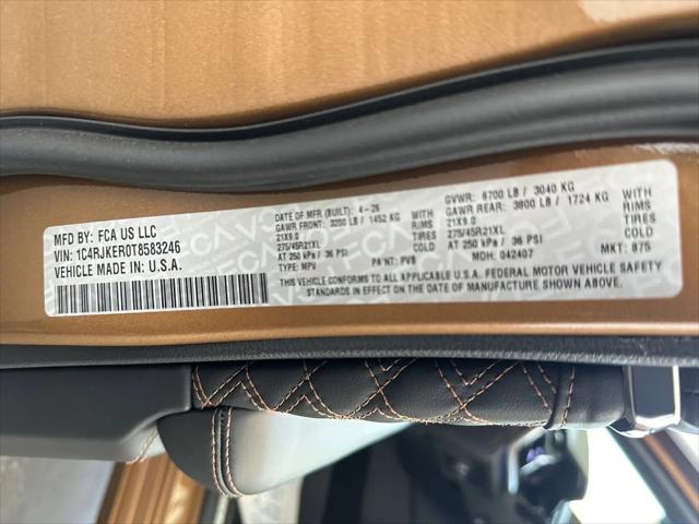 2026 Jeep Grand Cherokee L Summit 4x4