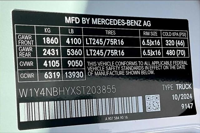2025 Mercedes-Benz Sprinter 2500 Standard Roof 4-Cyl Diesel HO