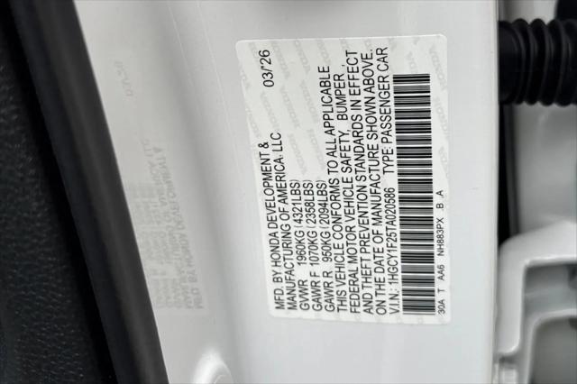 2026 Honda Accord Sedan LX