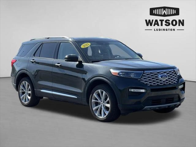 2022 Ford Explorer Platinum for sale in Ludington, MI