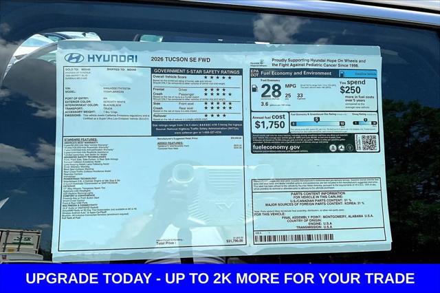 2026 Hyundai Tucson SE