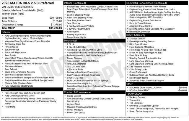 2023 Mazda CX-5 2.5 S Preferred