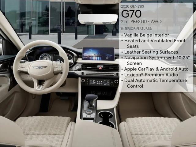 2026 Genesis G70 2.5T AWD Prestige