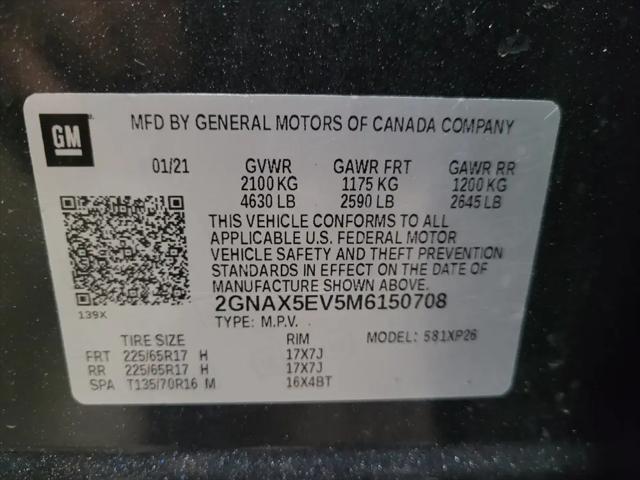 2021 Chevrolet Equinox AWD 1FL