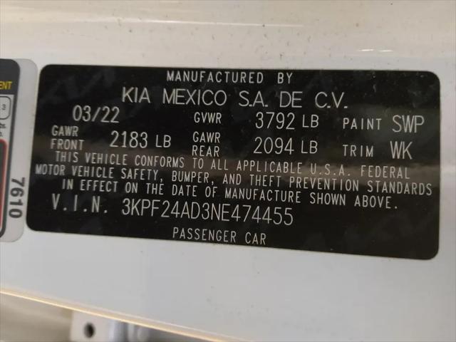 2022 Kia Forte LXS