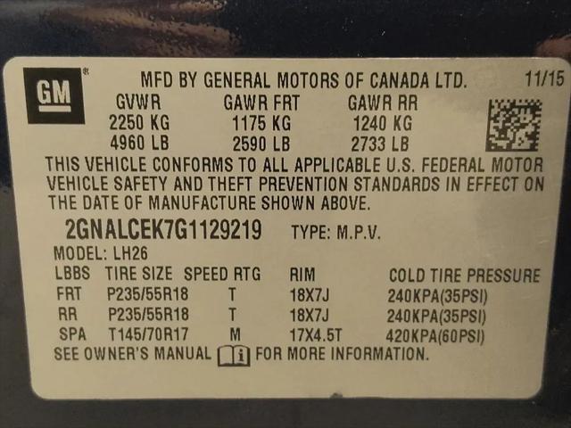 2016 Chevrolet Equinox LT