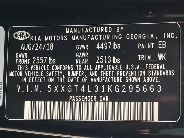 2019 Kia Optima S