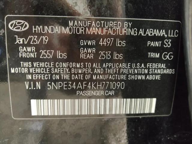 2019 Hyundai Sonata SEL