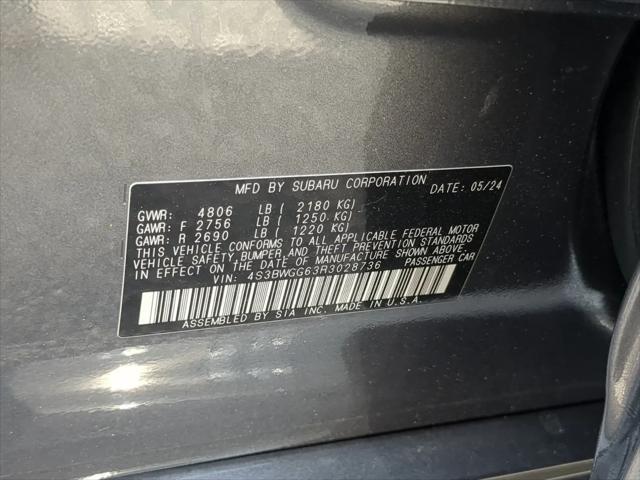 2024 Subaru Legacy Sport