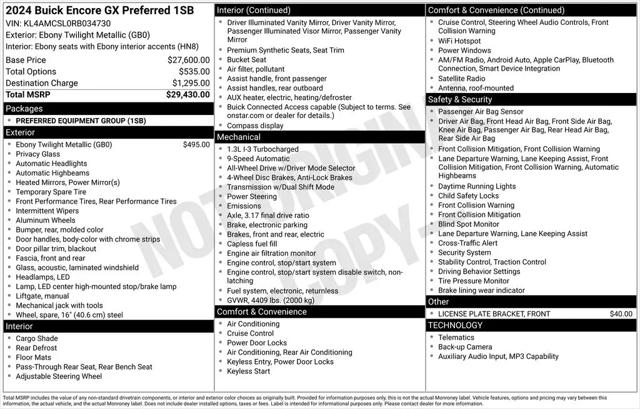 2024 Buick Encore GX Preferred AWD